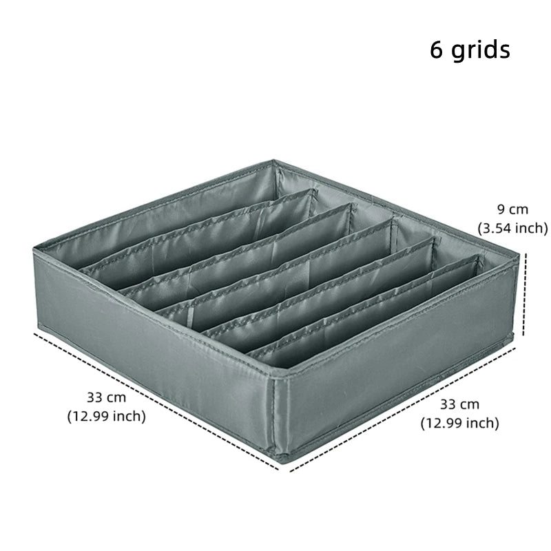 Organizer Socks Storage Box Drawer Organizers Cabinet Wardrobe Clothes Underwear Socks Bra Pants Clothing Bedroom Storage Boxes