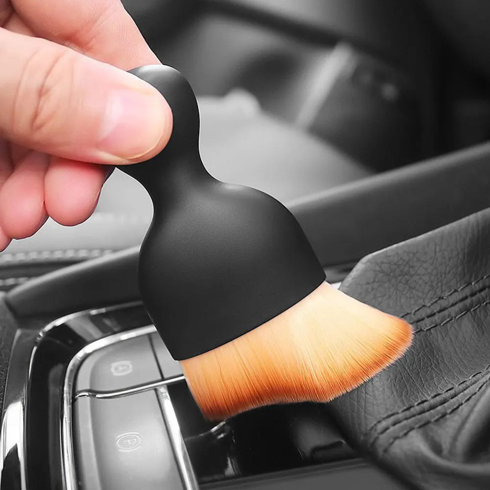 Car Interior Dust Sweeping Soft Brush Car Air Conditioner Outlet Washing Tool Keyboard Gap Car Dust Brush Trend Cleaning Brush