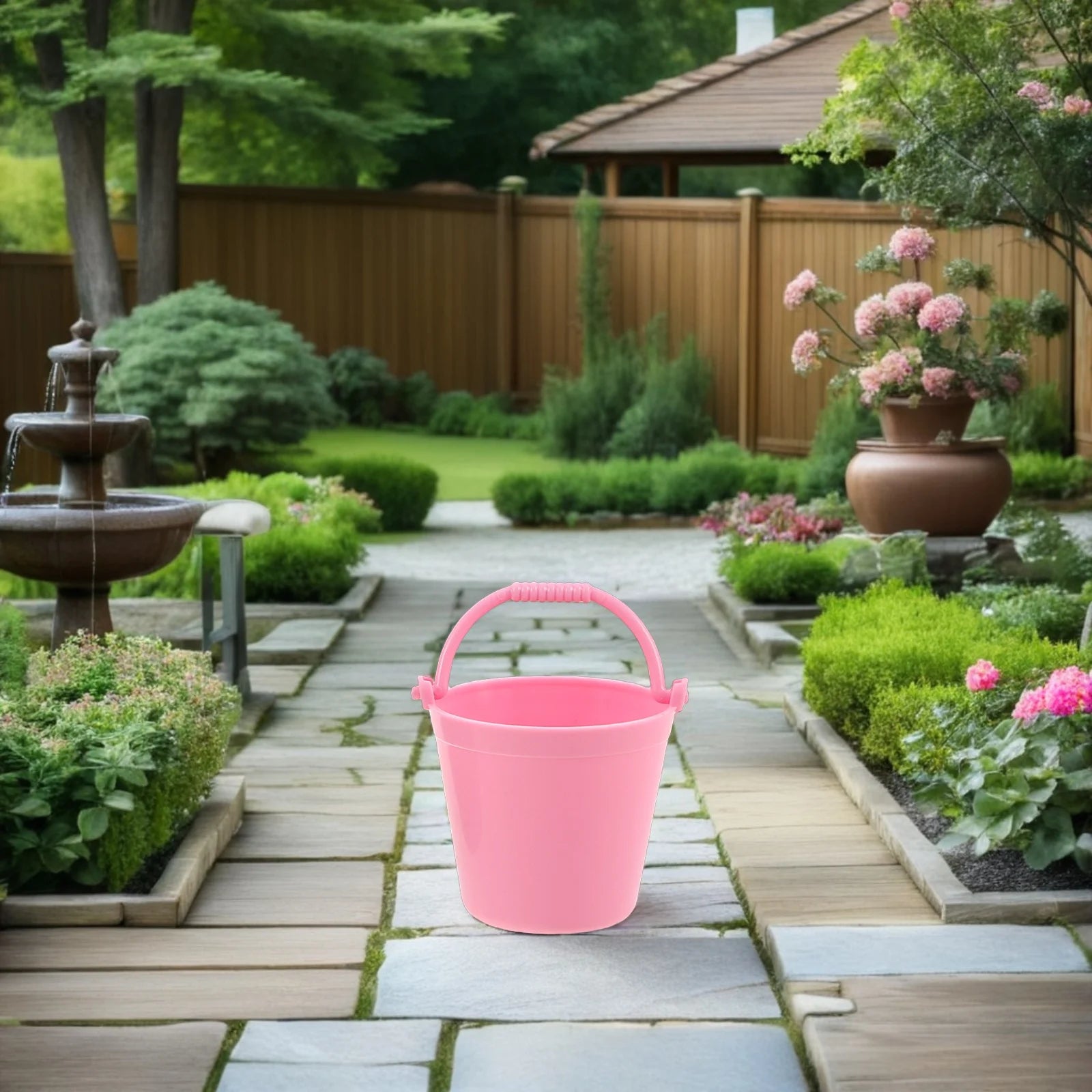 1 set Mini Can For Lightweight Small Garden Bucket Vibrant Colors Watering Can Flower Watering Tool Miniature Gardening Set