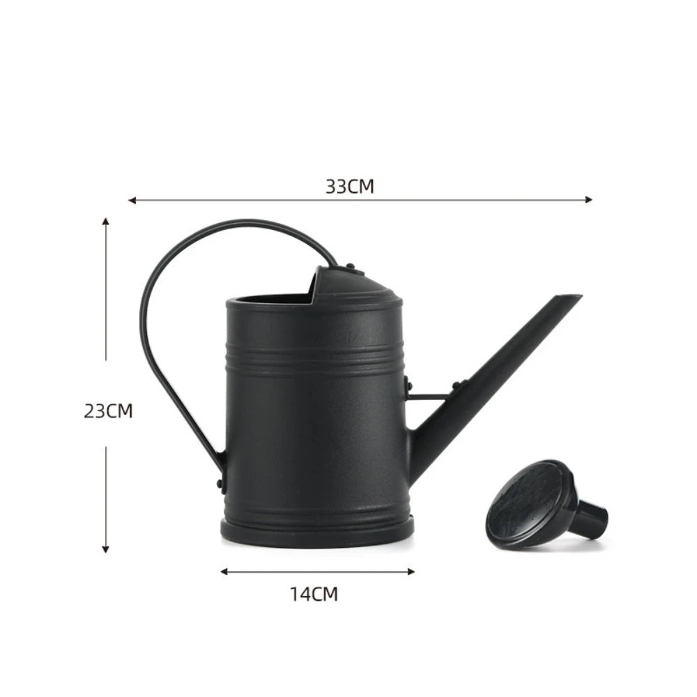 2L Watering Can Pot Long Mouth Garden Plants Flower Spray Water Kettle Plastic Large Capacity Plants Sprinkler for Houseplants