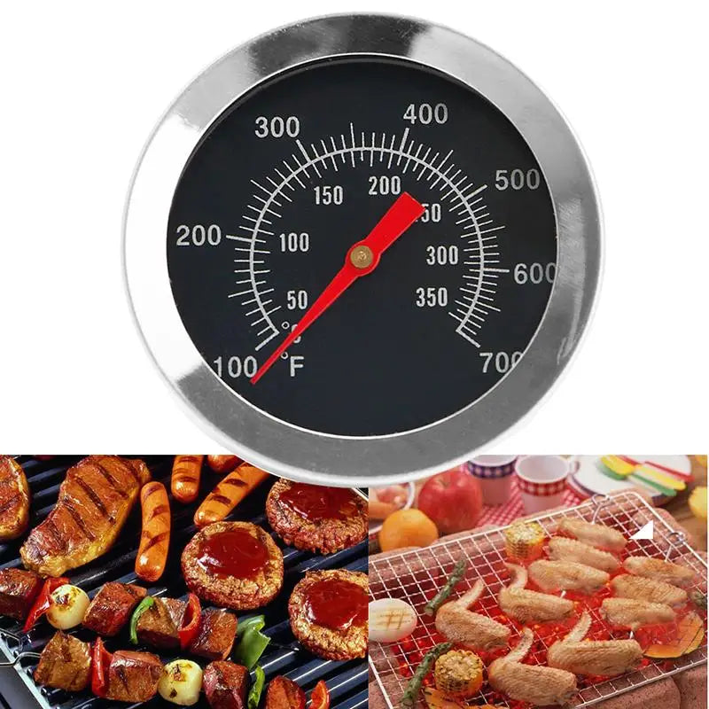 Y3NB New BBQ Grill Thermometer Temp Gauge Outdoor Barbecue Camping Cook Tool