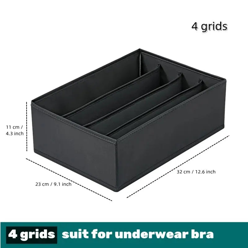 1pc Fabric Underwear Storage Box Drawer Organizers For Closet Organization And Storage Of Socks Underwear Ties And More