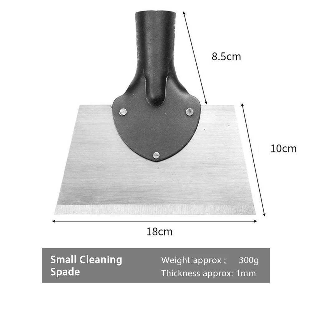 Multifunctional Outdoor Garden Shovel Manganese Steel Flat Shovel Deicing Remove Manure Shovel Planting Weeding Farm Tool