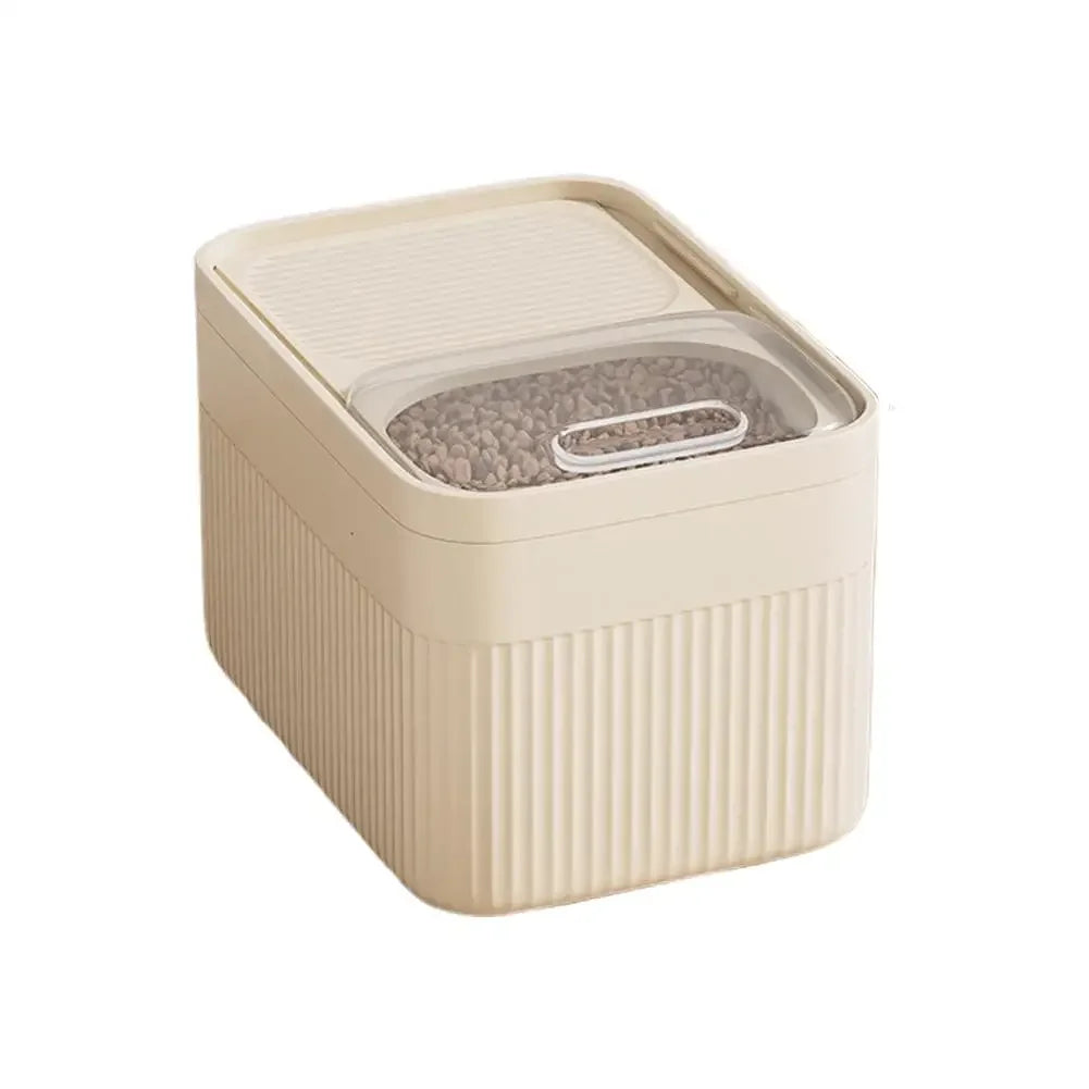 Airtight Pet Food Storage Container For Dog Cat Pet Food Storage Barrel Large Capacity Barrel Food Sealed Moisture-Proof St F6I3