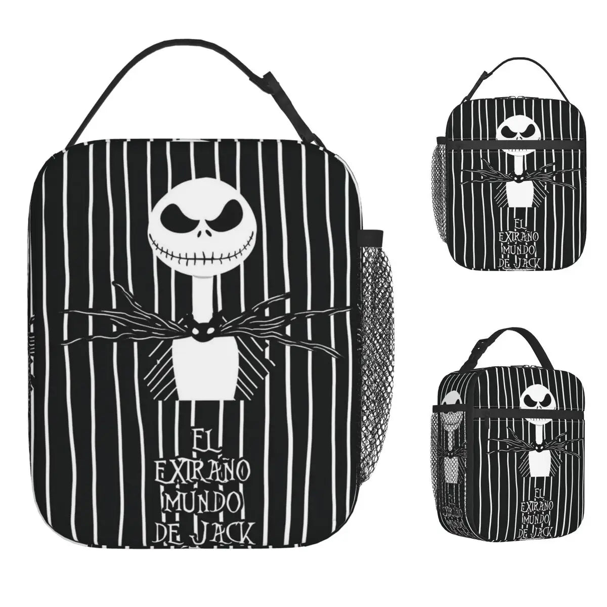The Nightmare Before Christmas Stuff Insulated Lunch Bags Large Reusable Cooler Bag Tote Lunch Box