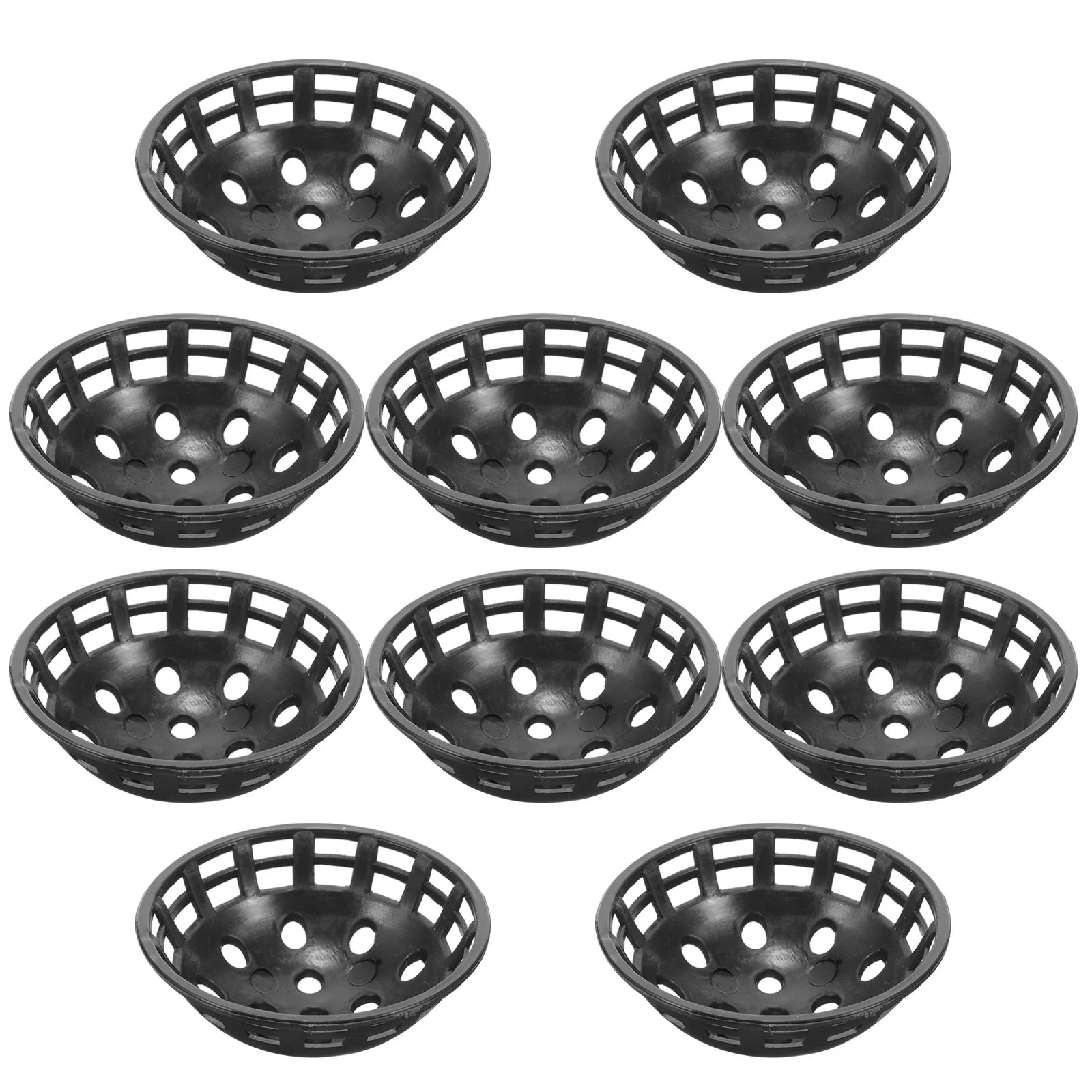 10pcs Planter Hole Mesh Mat Breathable Drainage Gasket For Flower Pot Bottom Prevent Soil Leakage Plastic Mesh Pad Garden Plant
