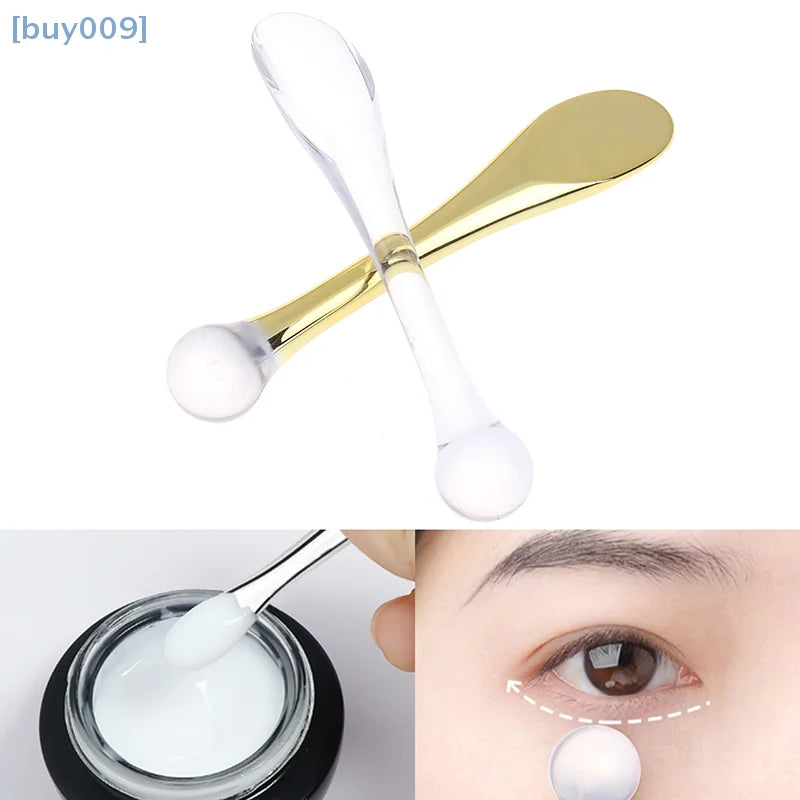 1/5/10Pcs Eye Cream Applicator Spoon Roller Massage Stick Cosmetic Spatulas Anti-wrinkle Facial Mask Skin Care Plastic Spoon