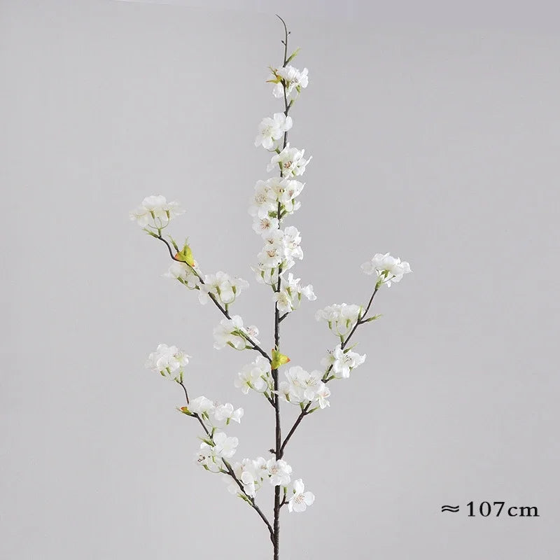 107CM Artificial Cherry Blossom Project Background Decoration Cherry Blossom Branches Wedding Decoration Arch Guide Flower