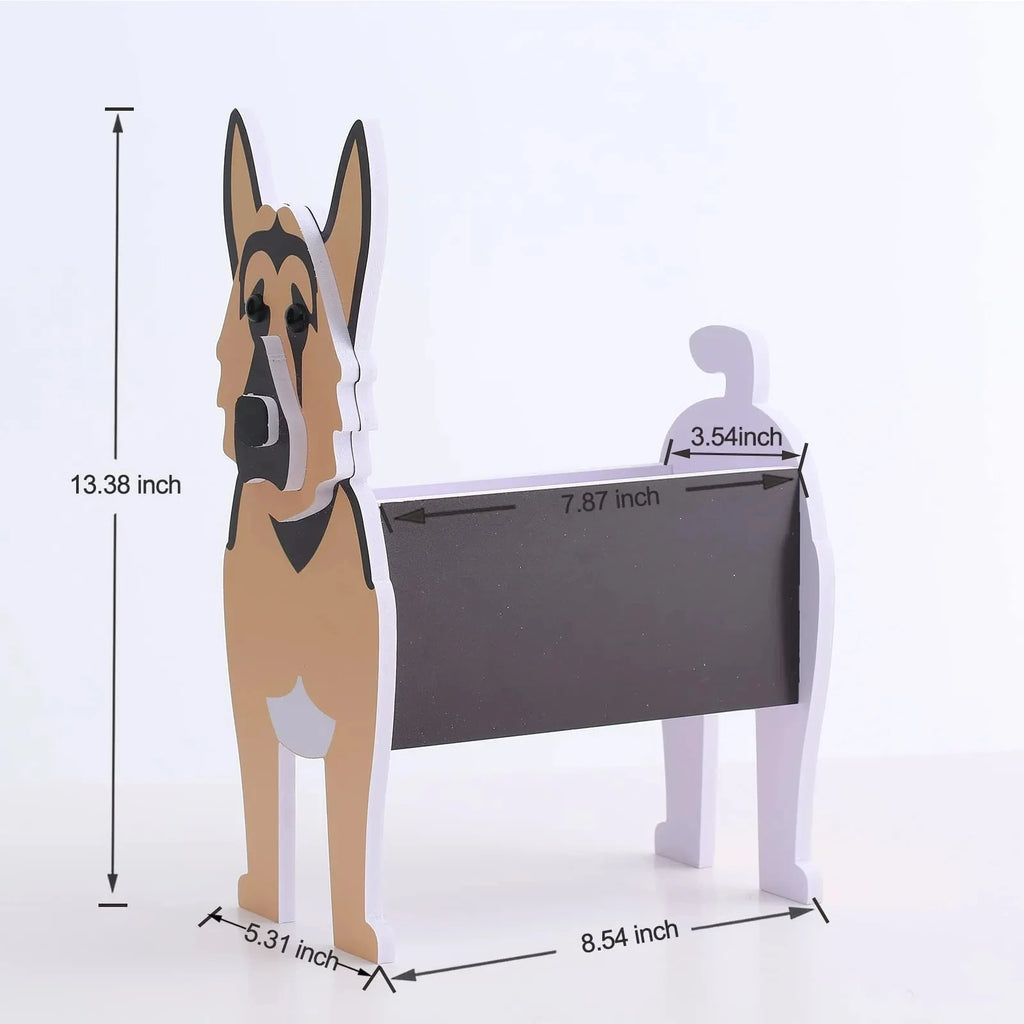 Cute Animal DIY Flower Planter PVC Pet Dog Potted Garden Yard Decoration Plant Container Holder Decor Garden Flower Pots  Orname