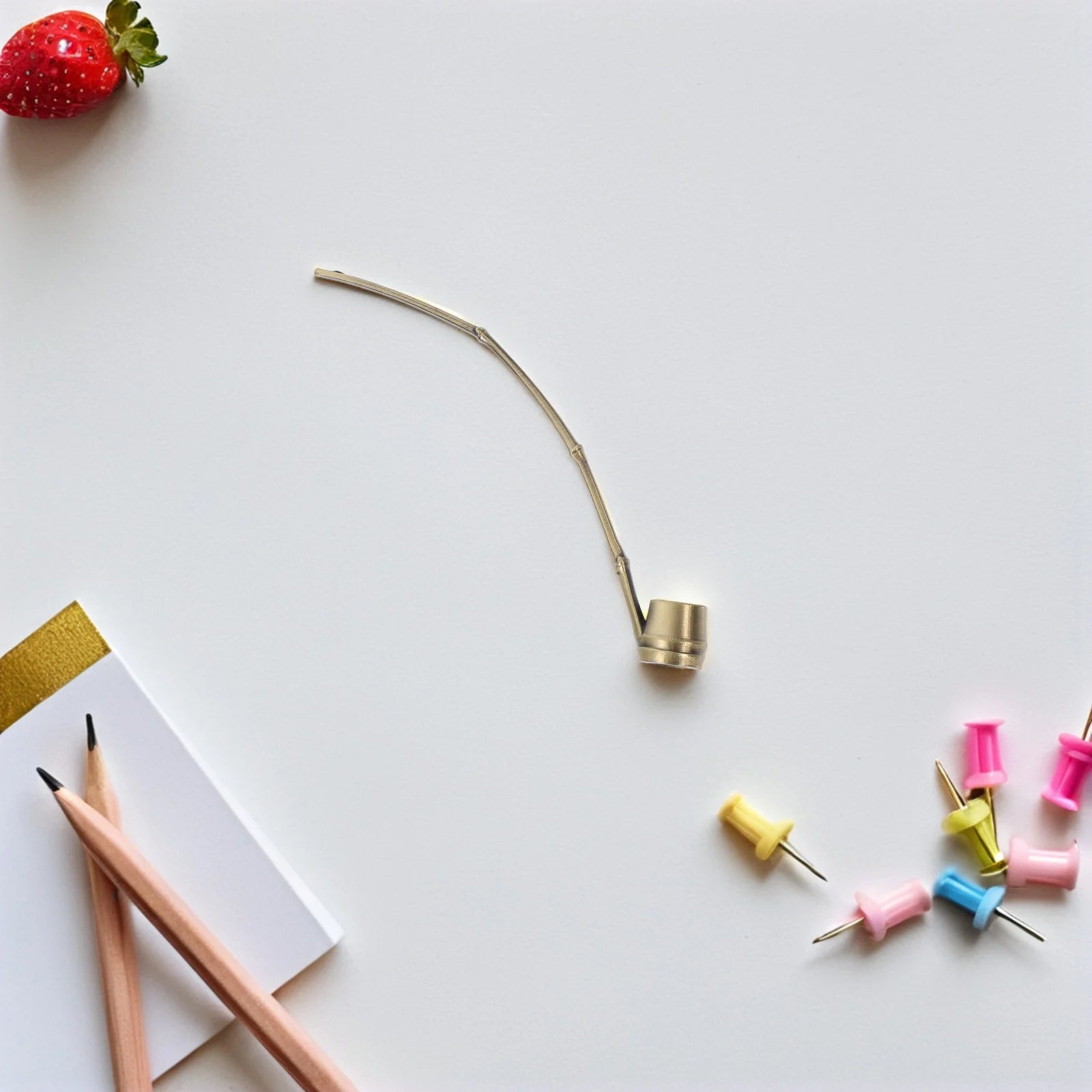 Water Ladle for Calligraphy Handmade Alloy Chinese Ink Stone Scoop Multi-Functional Brush Washer Artistic Painting Tool