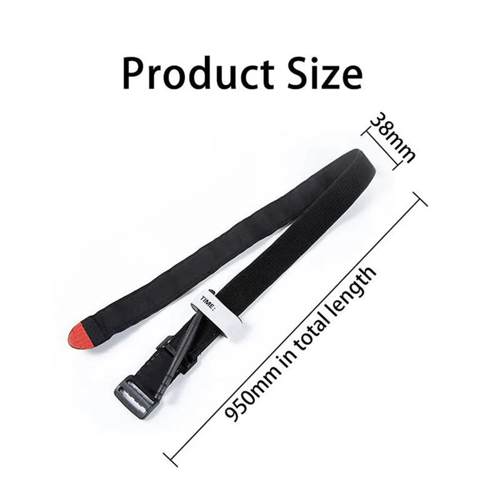 Outdoor Emergency Tourniquet Tactical Emergency Strap Single Handed Medical First Aid Equipment for Hiking Camping Travel Sports
