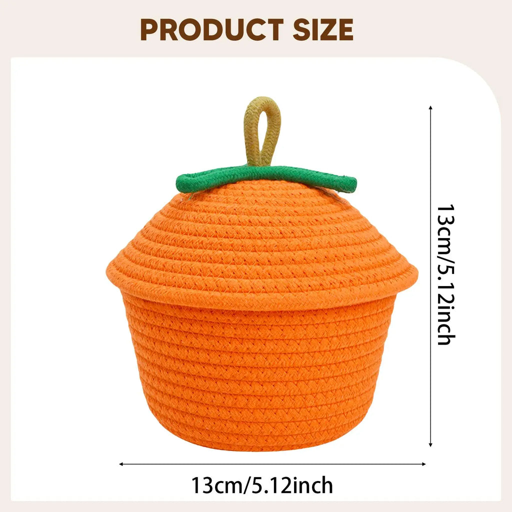 Woven Storage Basket Toys Organizer Multipurpose Gift Cosmetics Organizer