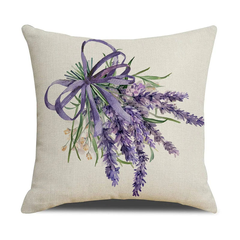 Pillow 45*45 Floral Case Square Bed Sofa Home Decor Throw Pillow Cover Cushion Cover Decorative for Living Room Home Decoration