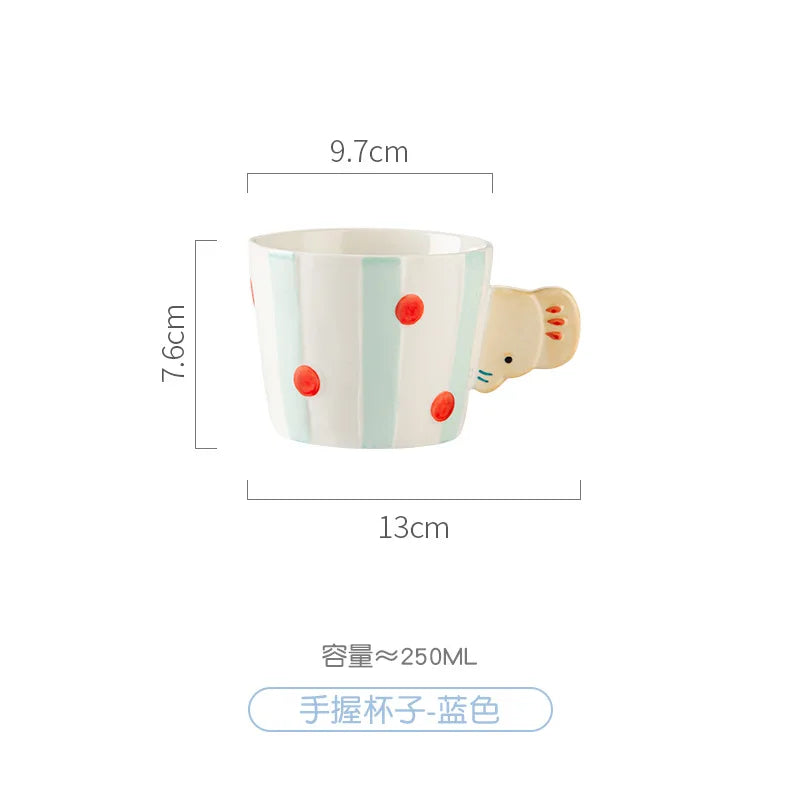 ‌Cute Apple Elephant Ramen Bowl-Microwave Safe Ceramic Tableware Set Cartoon Rice Noodle Dish Gift for New Home Pink Kitchenware