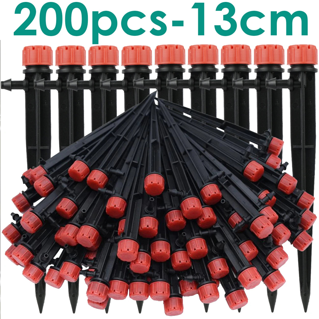 KESLA 1/4'' Hose Garden Micro Drip Irrigation Automatic Watering System Kit 13CM Sprinkler for Pot Flowers Vegetables Greenhouse