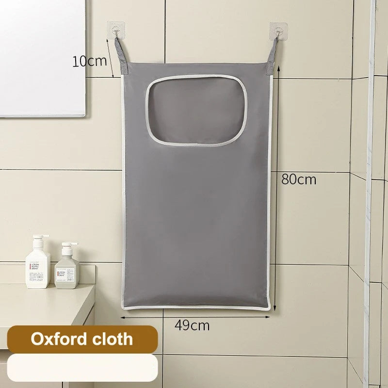 Door Hanging Laundry Basket Wall Mounted Dirty Clothes Storage Box Household Sundries Storage Bag Storage Bag