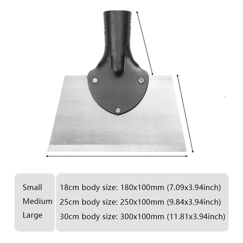 Multifunctional Outdoor Garden Shovel Manganese Steel Flat Shovel Deicing Remove Manure Shovel Planting Weeding Farm Tool