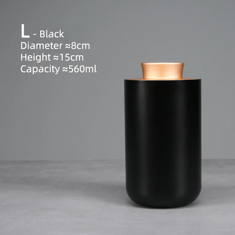 Airtight Jar - Safe Proof Durable Multi-Use Portable Metal Spice Jar Container Waterproof Aluminum Screw-top Lid Lock Odor Case