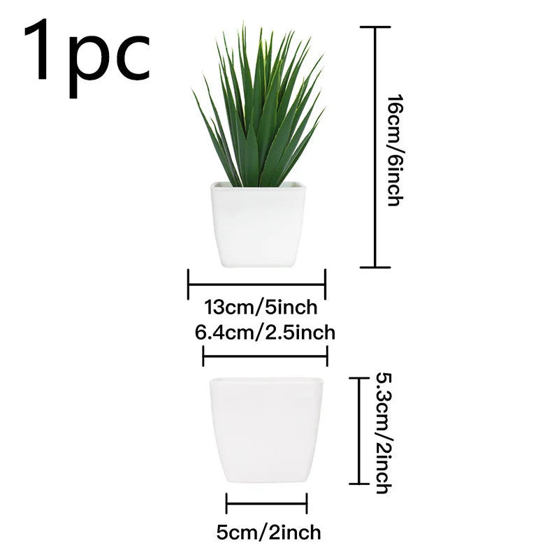 1PC Simulation Home Decoration Plant Potted Plants, Business Office Desktop Foyer Garden Courtyard Placement