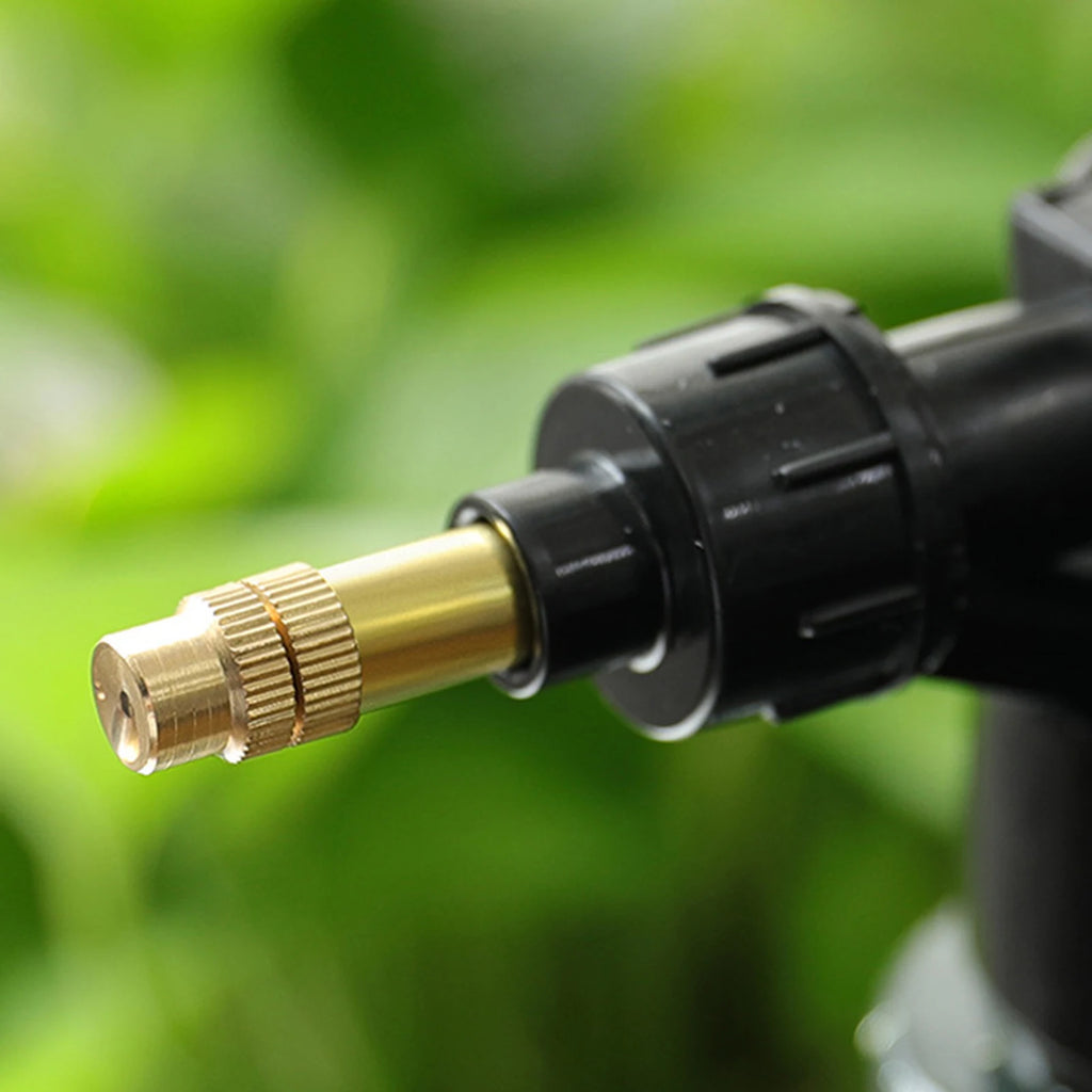 Flower Watering Pot with Column Pattern Air Pressure Spray Nozzle Spray Bottle Garden Watering Irrigation Watering and Spraying