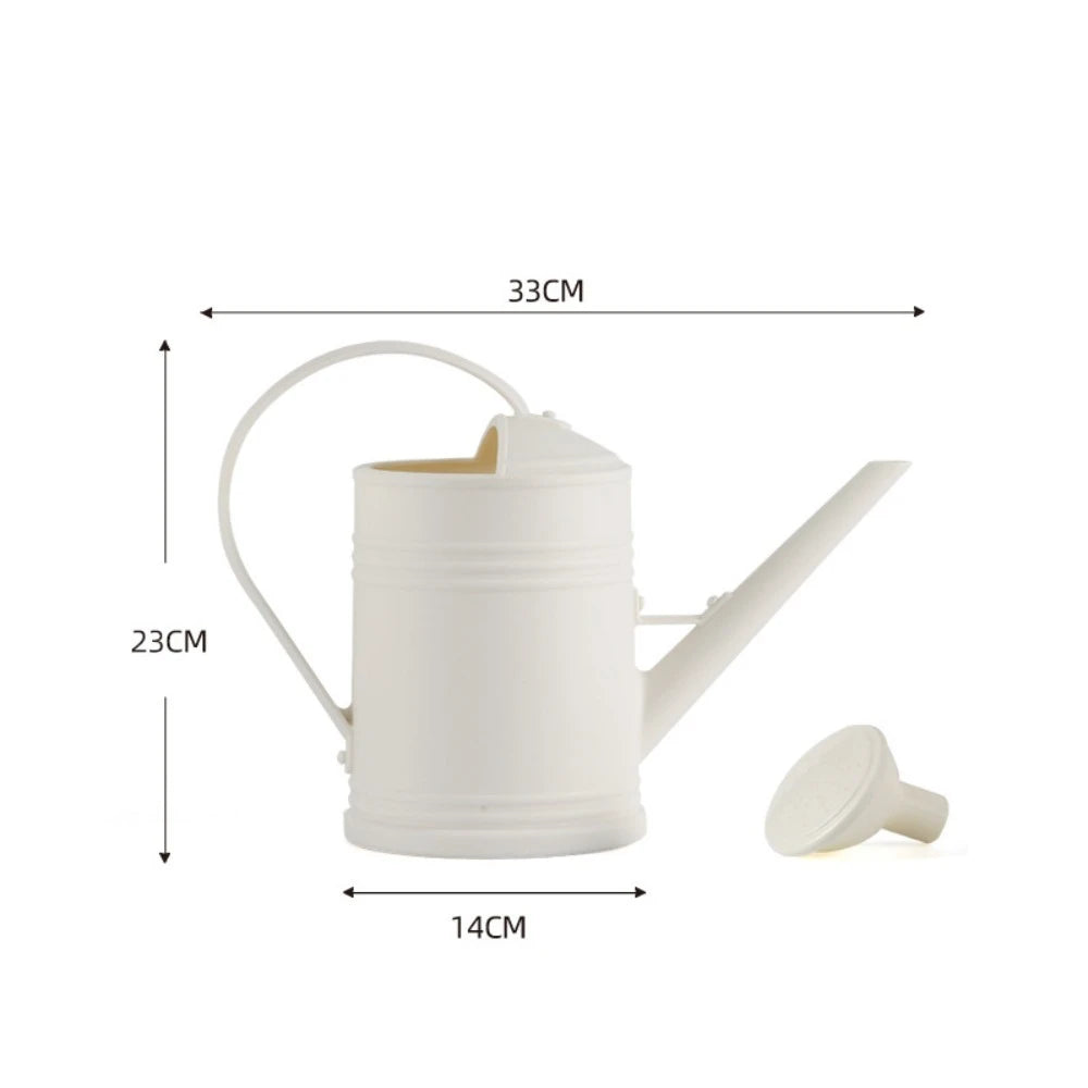 2L Watering Can Pot Long Mouth Garden Plants Flower Spray Water Kettle Plastic Large Capacity Plants Sprinkler for Houseplants