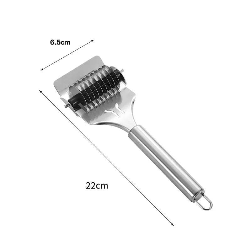 Stainless Steel Manual Noodle Cutter Rolling Spaghetti Maker Pressing Pasta Machine Kitchen Shallot Knife Cooking Accessories