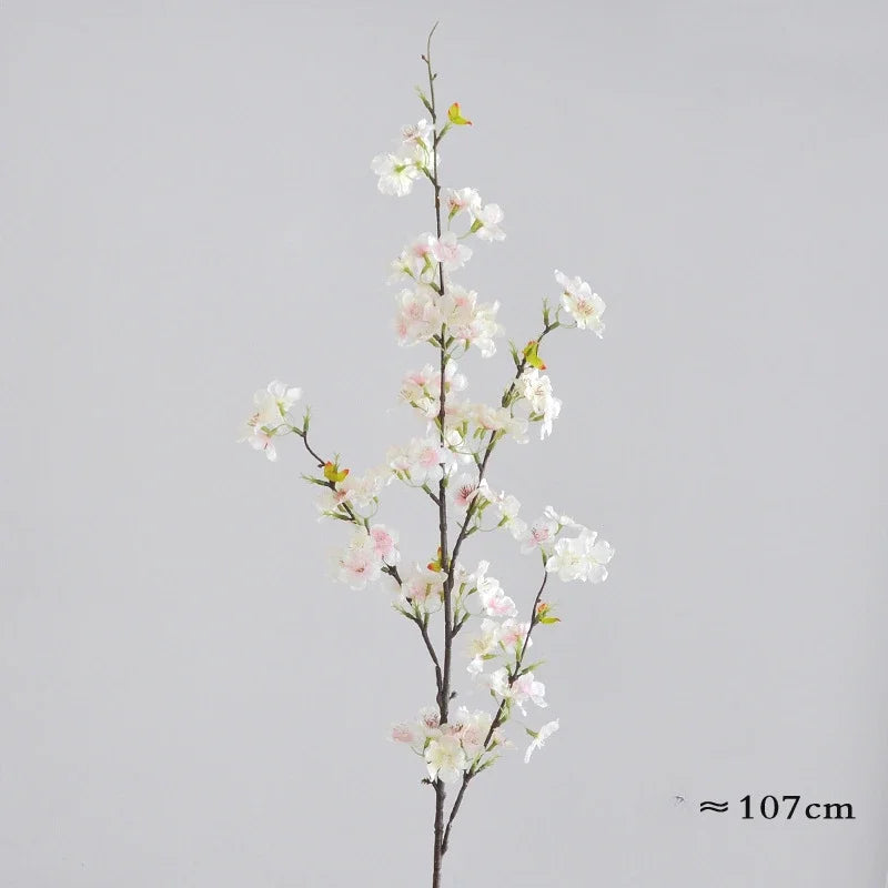 107CM Artificial Cherry Blossom Project Background Decoration Cherry Blossom Branches Wedding Decoration Arch Guide Flower