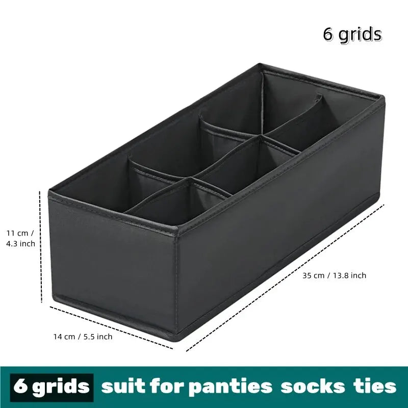 1pc Fabric Underwear Storage Box Drawer Organizers For Closet Organization And Storage Of Socks Underwear Ties And More