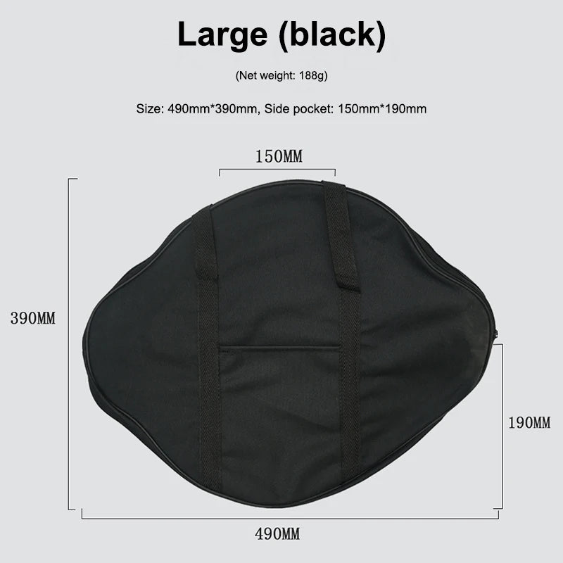 600D Oxford Grill Pan Storage Pouch Caryying Case Bag Waterproof Grilling Pan Pouch Skillet Bag Outdoor BBQ Tool For Kitchen