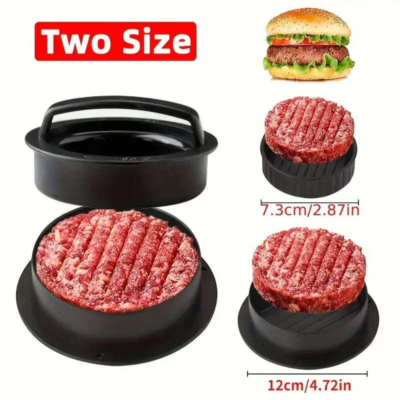 Versatile Manual Meat Press,Hamburger Patty Maker with 100P Burger Paper for BBQ Non-Stick Sliders for Perfect Homemade Burgers