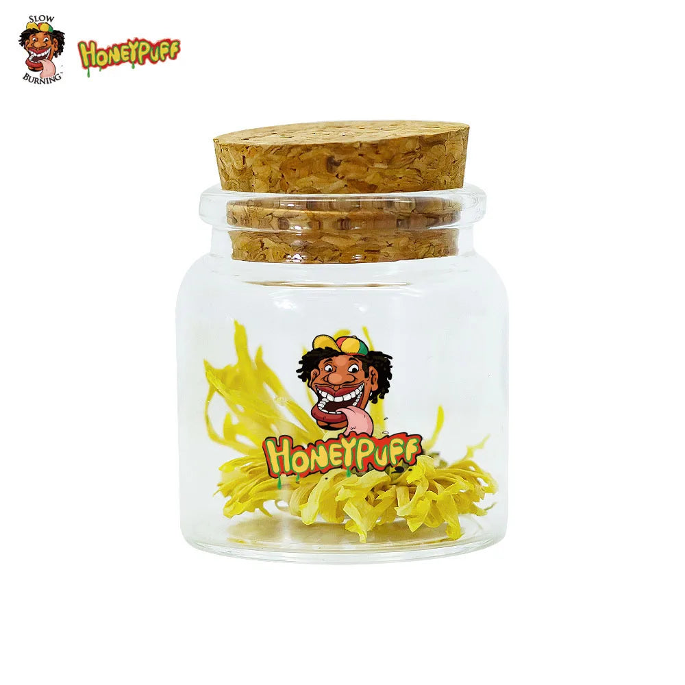 HONEYPUFF 1pc 56ml Glass Bottle Spice Tank Sealing Container Vial Jar