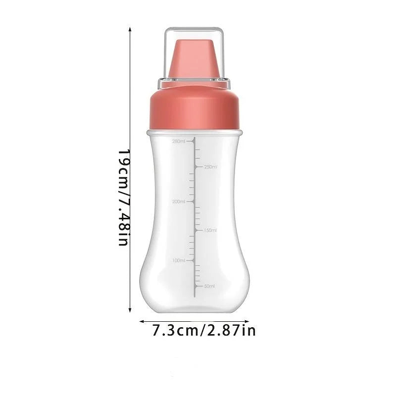 1/2/3pcs Squeeze Sauce Bottle Leak Proof Refillable Condiment Container For Salad Ketchup Honey Jam Squeeze Sauce Bottle Kitchen