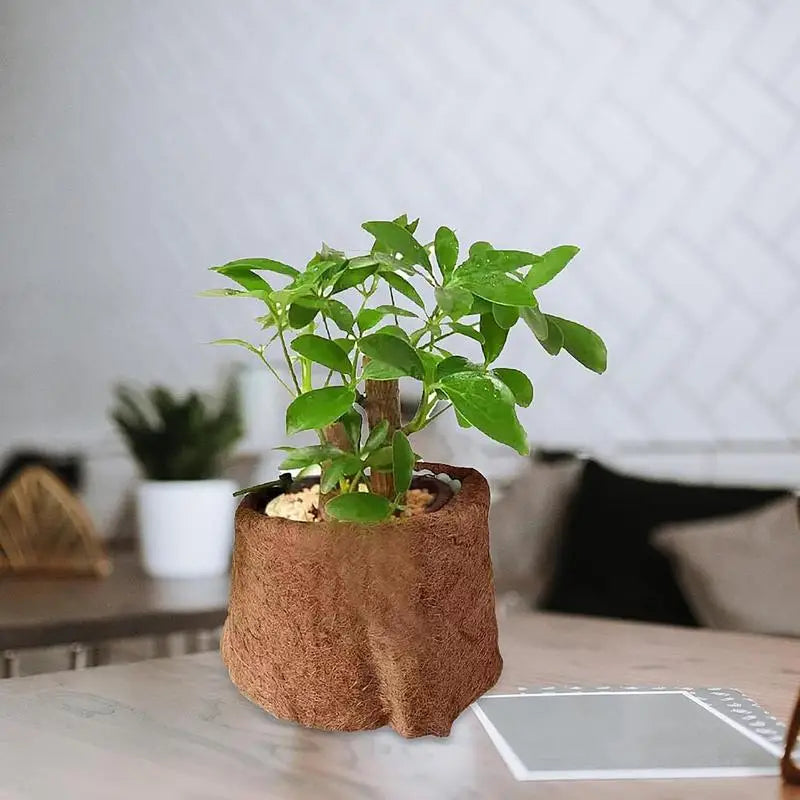 Planter Liner Garden Coco Fiber Plant Pot Filler Reusable Basket Liners Roll Drainage Pad For Garden Decoration Window Box