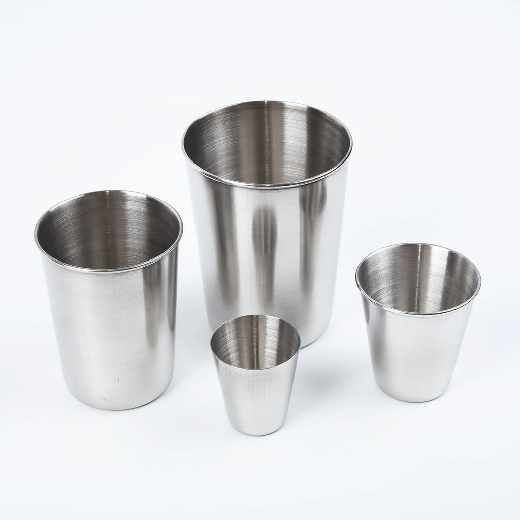 Stainless Steel 30/70/180/320ml Beer Cola  Cup For Bar Coffee Shop Kitchen Dining Bar Drinkware