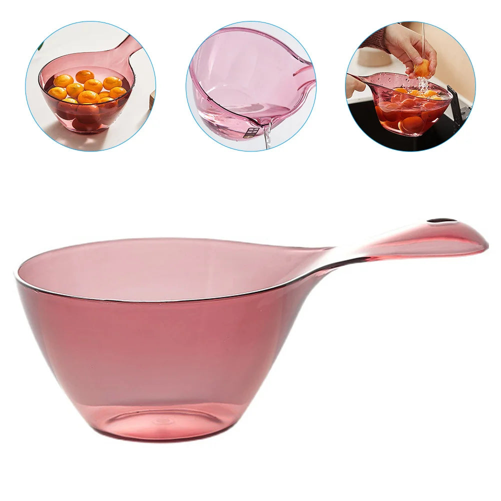 Water Scoop Large Capacity Reusable Kitchen Utensil Thickened Handle Hanging Hole Design Long Handle Household Water Ladle
