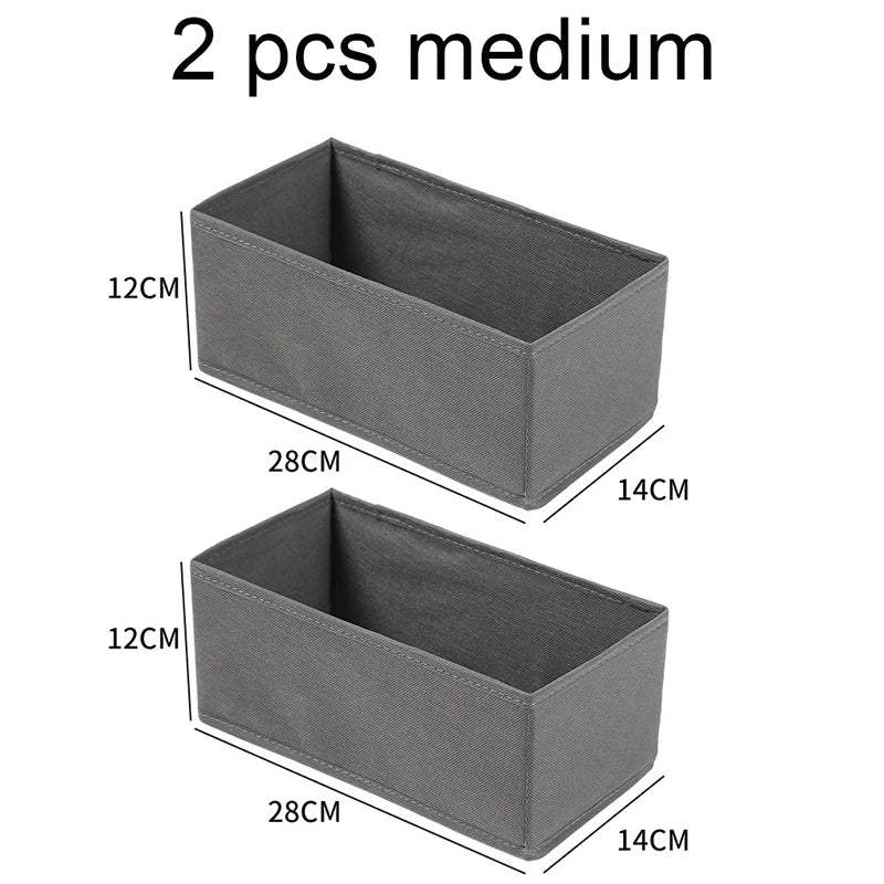 Drawer Organizer Non-woven Fabric Clothes Underwear Wardrobe Organizers Dividers Foldable Dresser Socks Closet Storage Baskets