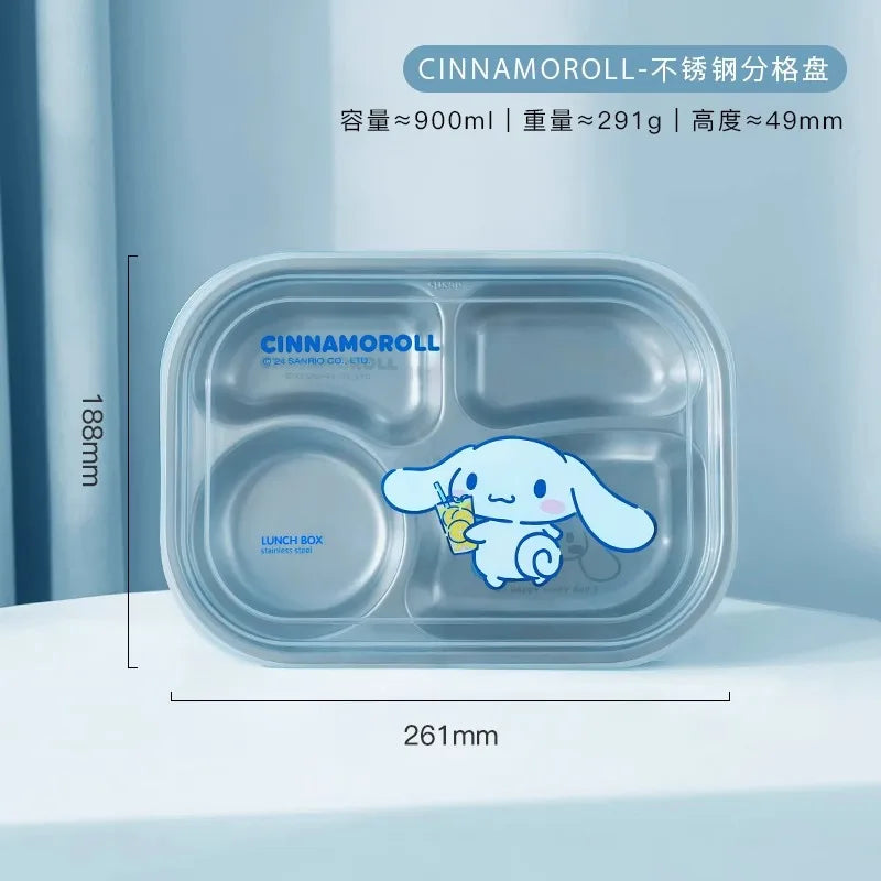 Sanrio My Melody Hello Kitty Cinnamoroll Lunch Box Sealed Box Hit Product New Product Cute Cartoon Adult Student Cute Outdoors