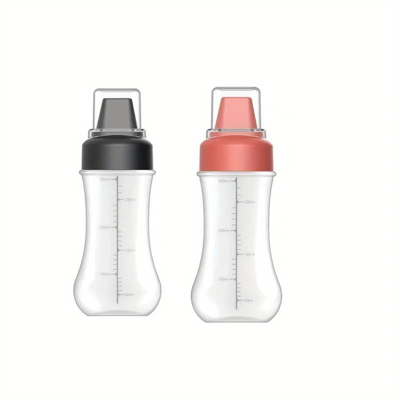 1/2/3pcs Squeeze Sauce Bottle Leak Proof Refillable Condiment Container For Salad Ketchup Honey Jam Squeeze Sauce Bottle Kitchen