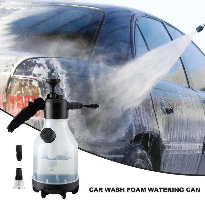 Foaming Car Wash Sprayer Three Nozzles Plant Sprayer Watering Can Pressure Sprayer Bottle 2L Bottles Car Soap Sprayer Foam
