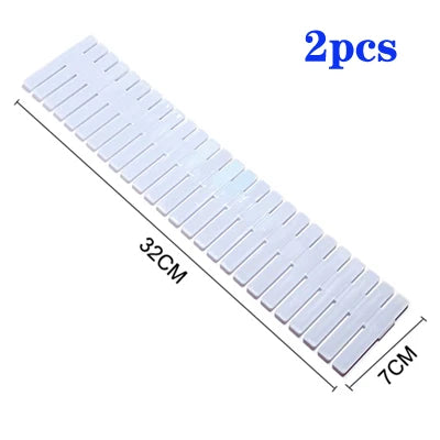 2PCS Grid Drawer Adjustable Separator Divider Cabinet Household Socks Underwear Organize Necessities Storage Organizer Tools