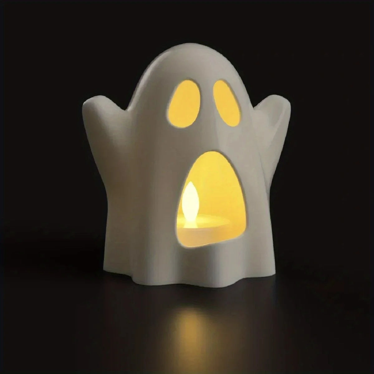1pc Creative Cute Ghost candle lampshade , Suitable for Halloween, Christmas, Shipped Without Candle