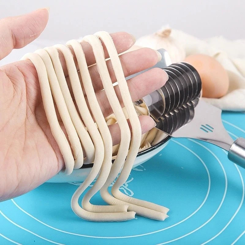 Stainless Steel Manual Noodle Cutter Rolling Spaghetti Maker Pressing Pasta Machine Kitchen Shallot Knife Cooking Accessories