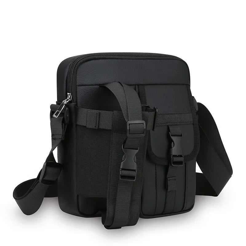 Outdoor Tactical Crossbody Bag Nylon Hiking Phone Water Bottle Pouch Sport Tool Equipment Package Climbing Camping Sling Bag