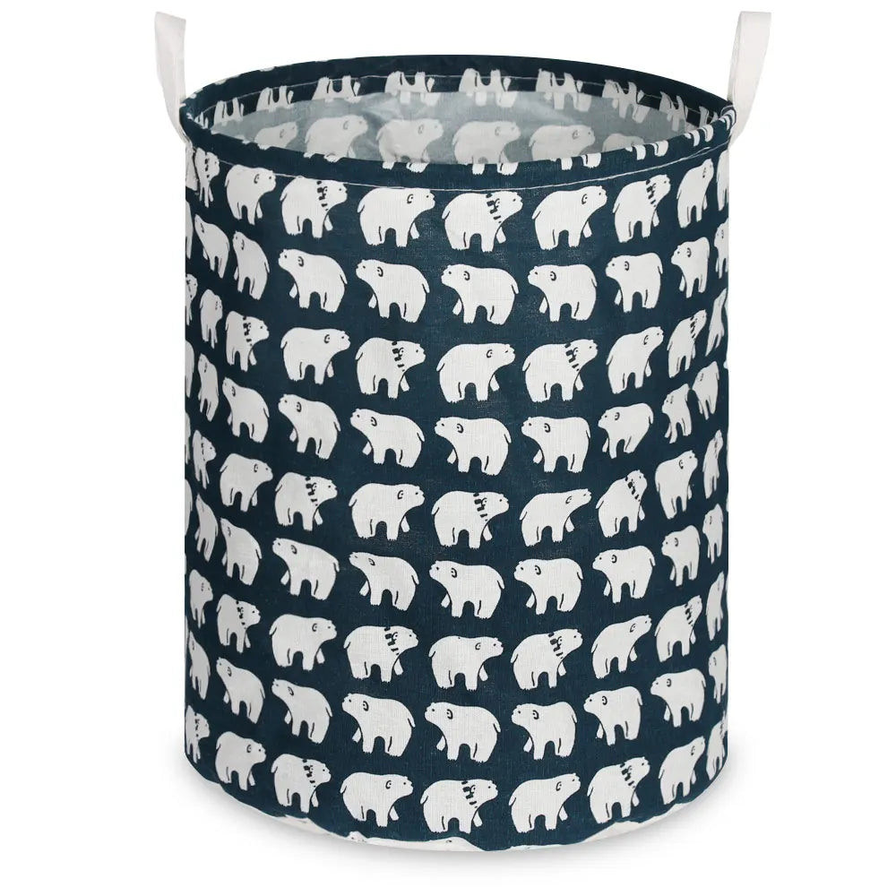 Modern Design Large Home Sundries Bucket Dirty Clothes Bag Storage Hamper Laundry Basket