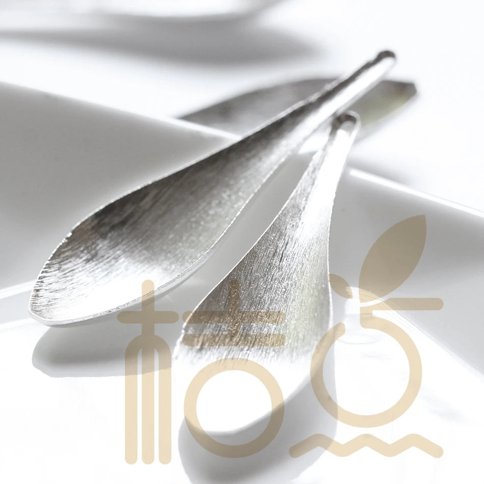 DIY Supply-Premium Plated Solid Brass Finding Brushed Spoon - 50x14mm (4332C)