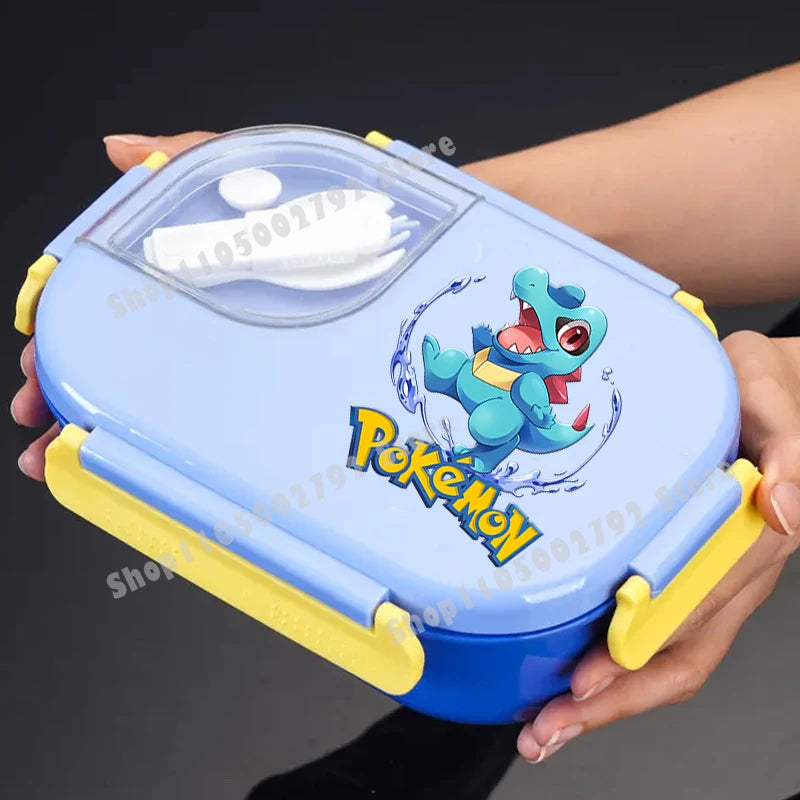 Pikachu Pokemons Girl Boy Cartoon Lunch Boxs Student Charmander Portable Bento Case Insulated Lunch Box Kids Birthday Cute Gift