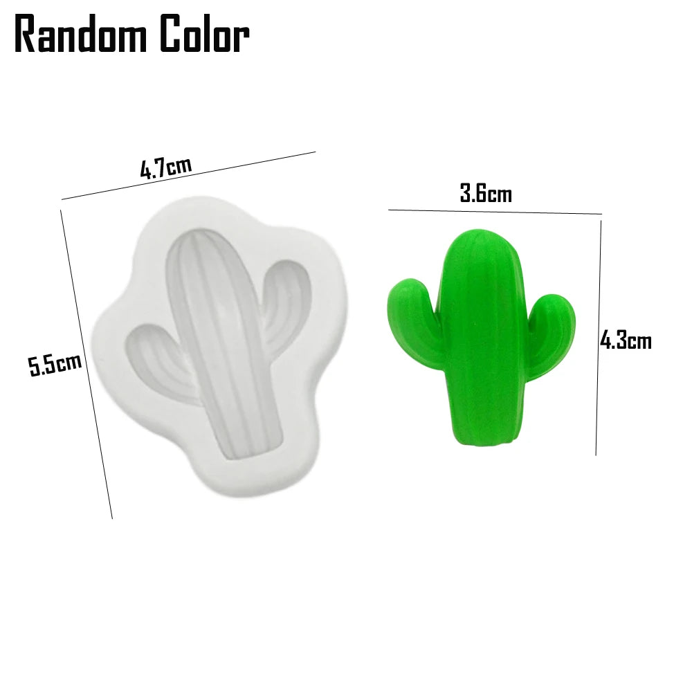 Kinds of Cactus Candle Candy Silicone Mold Aromatherapy Gypsum diy Handmade Succulent Plaster Resin Soap Baking Mould M2740