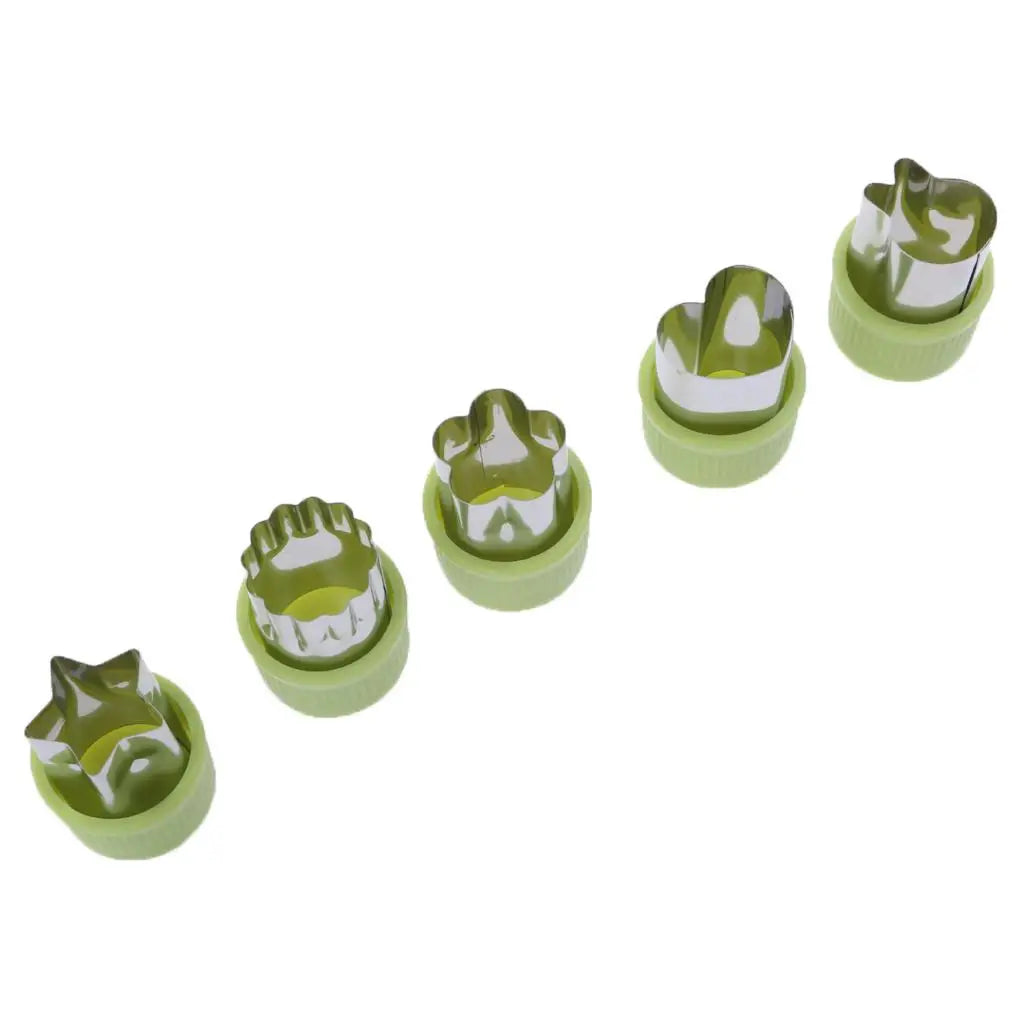 Fruit Cutter Shape Vege Slicer Kitchen Accessories Cooking Tool - 12pcs