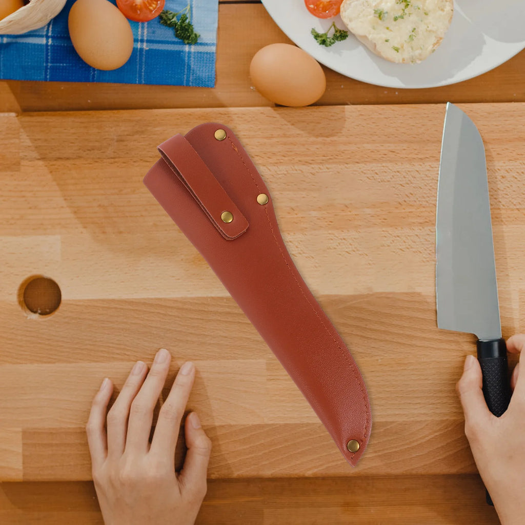 2pcs Cover Reusable Wear-Resistant Sleeve Portable Household Cutter Guard For Kitchen Knife Protector Cutter Accessories