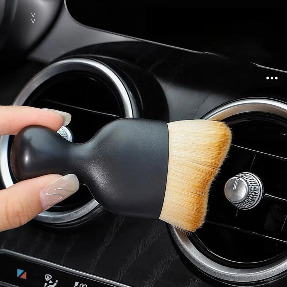 Car Interior Dust Sweeping Soft Brush Car Air Conditioner Outlet Washing Tool Keyboard Gap Car Dust Brush Trend Cleaning Brush